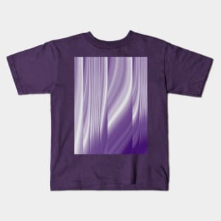 1980s mid century mod abstract geometric pattern purple Kids T-Shirt